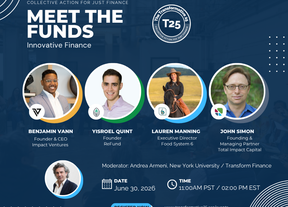 Meet the Funds: Innovative Finance