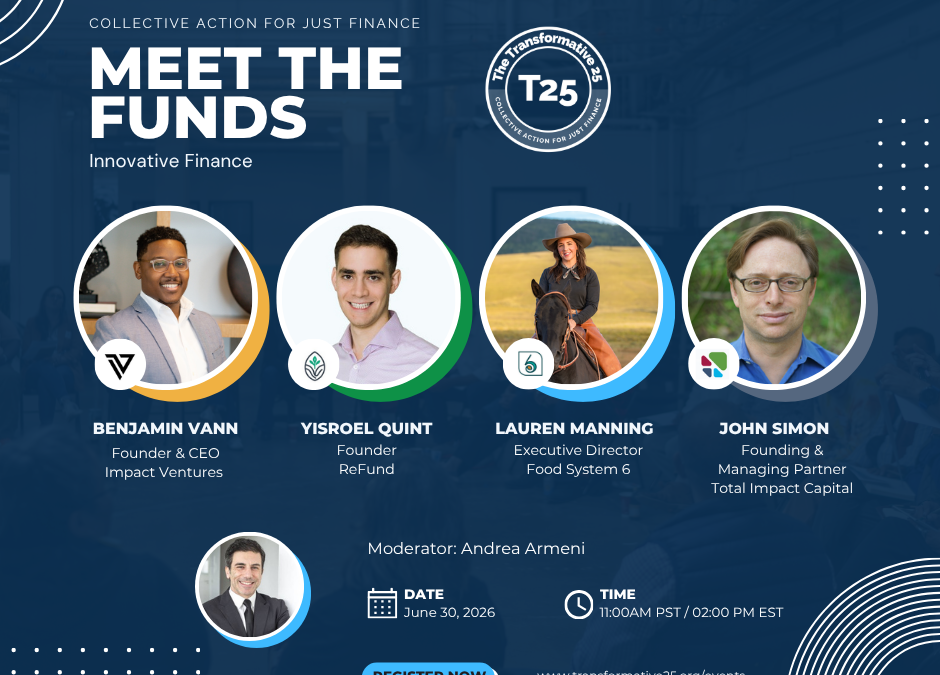 Meet the Funds: Innovative Finance
